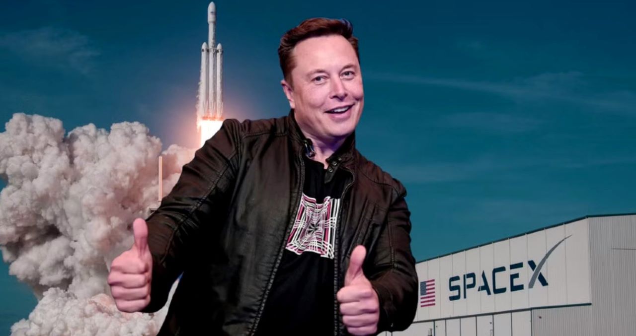 Happy Elon Musk