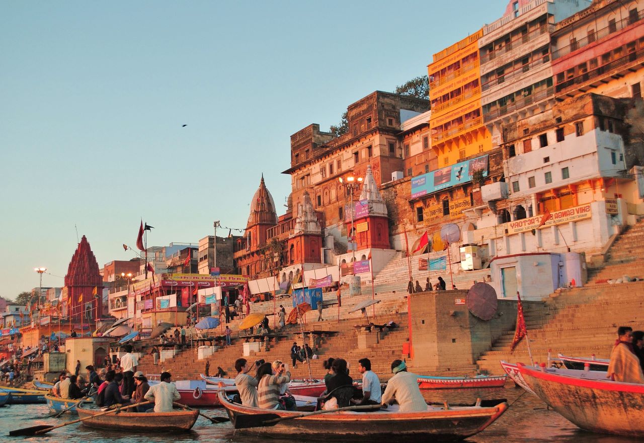 Varanasi evening city