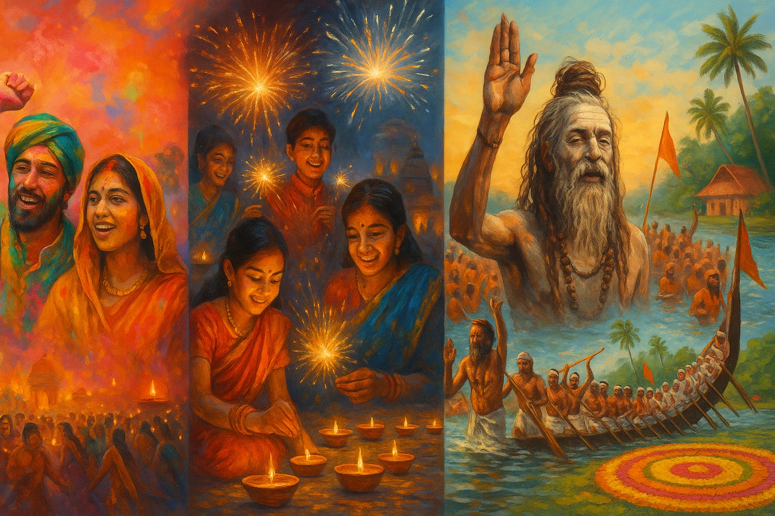 Indian Festivals: When The Country Becomes​ A Stage